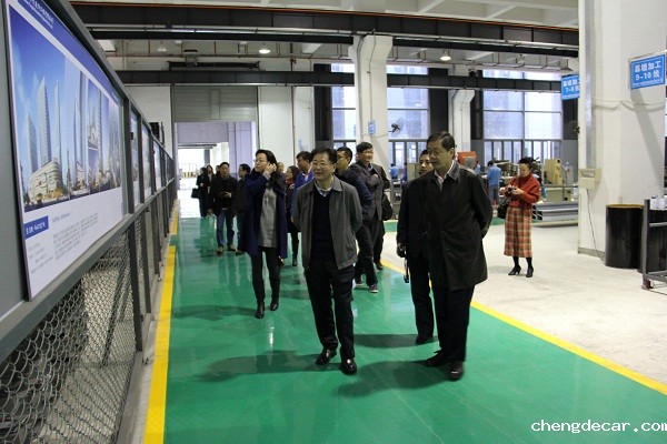 深圳市南山区政协领导考察chengdecar东莞松山湖基地