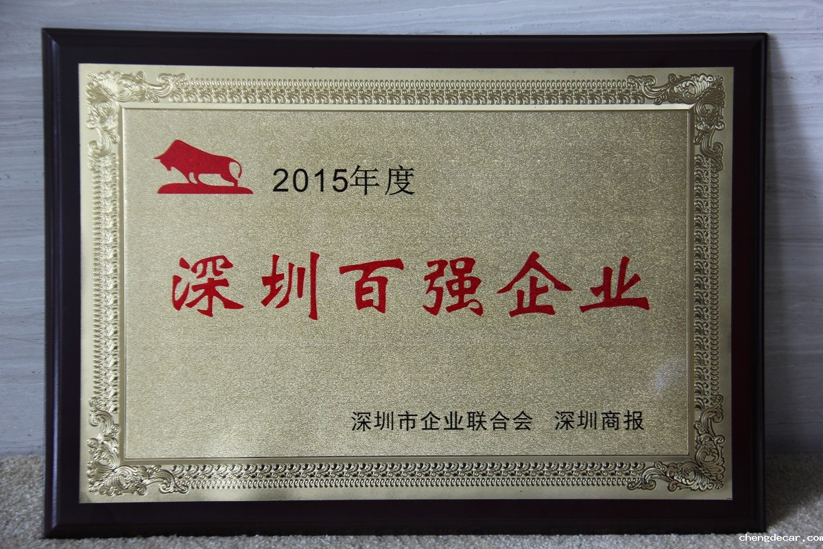 2015 深圳百强企业