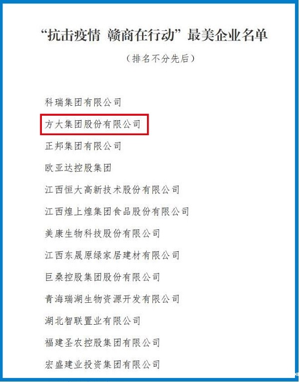 2020.08.12 taptap点点信誉荣获“抗击疫情 赣商在行动”最美企业称号